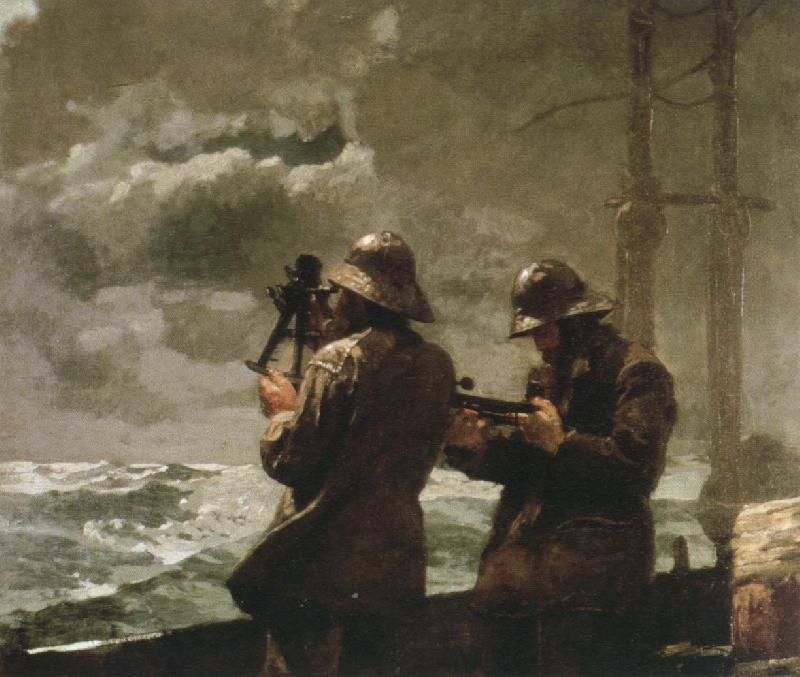Winslow Homer eight bells Germany oil painting art